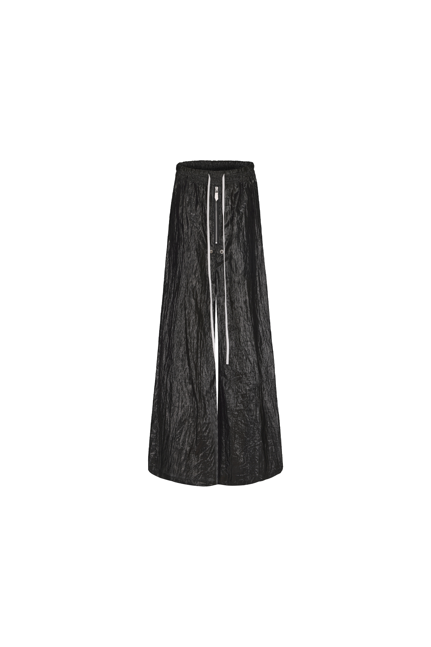 Disark Textured Pleated Wide-leg Pants