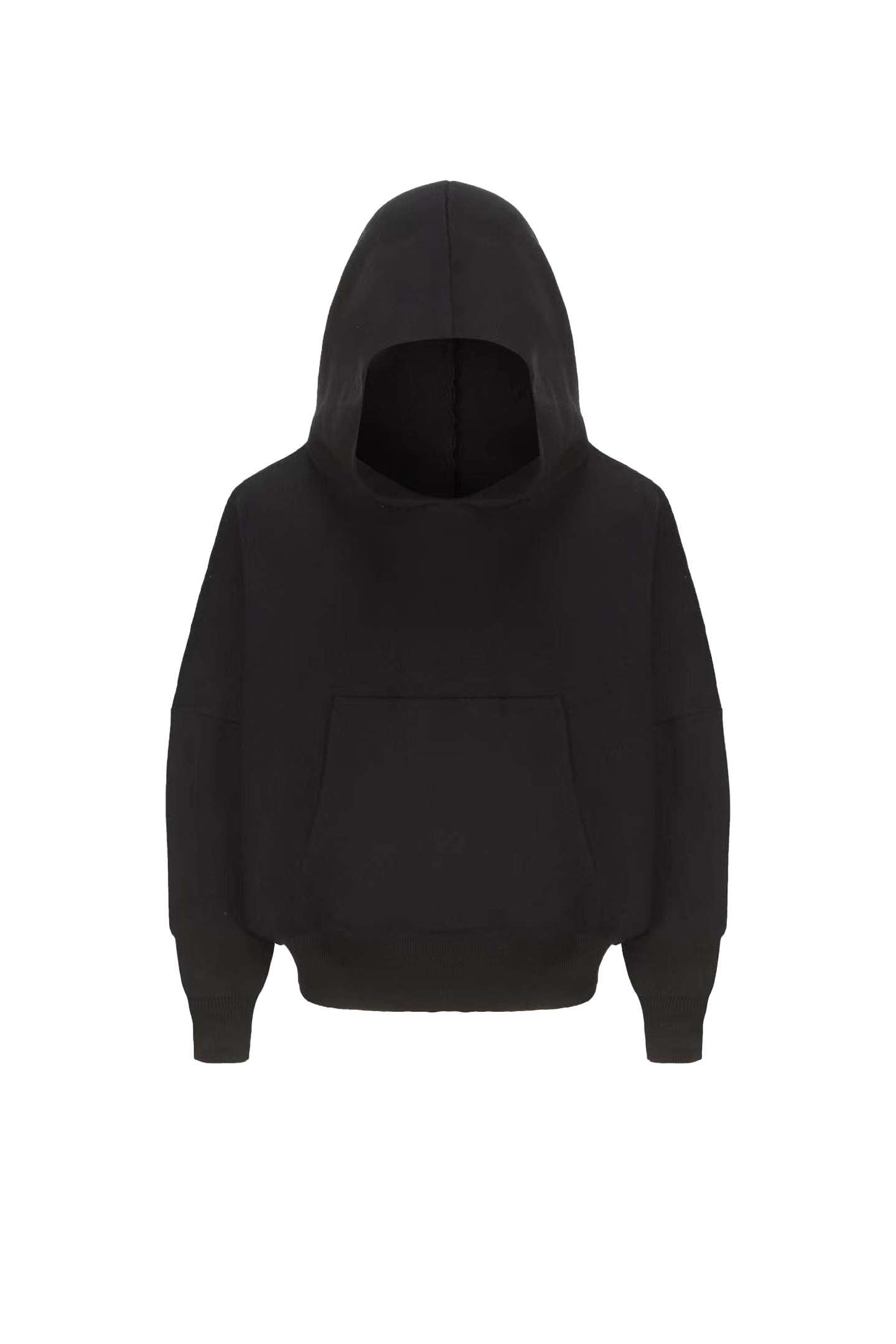 Disark Modal Anti-Pilling Knitted Hoodie-Black