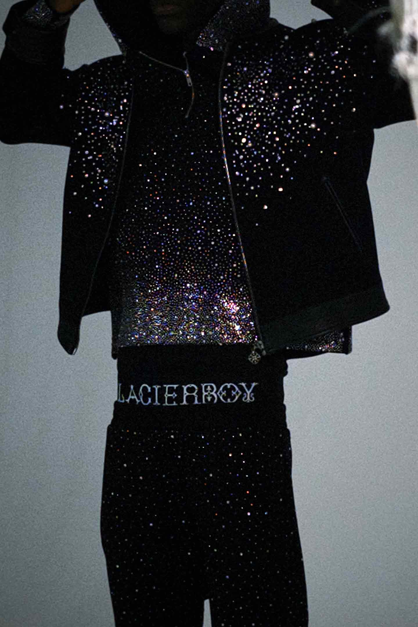 GLACIERBOY "RAP STAR" SERIES Gypsophila Full Diamond Hoodie