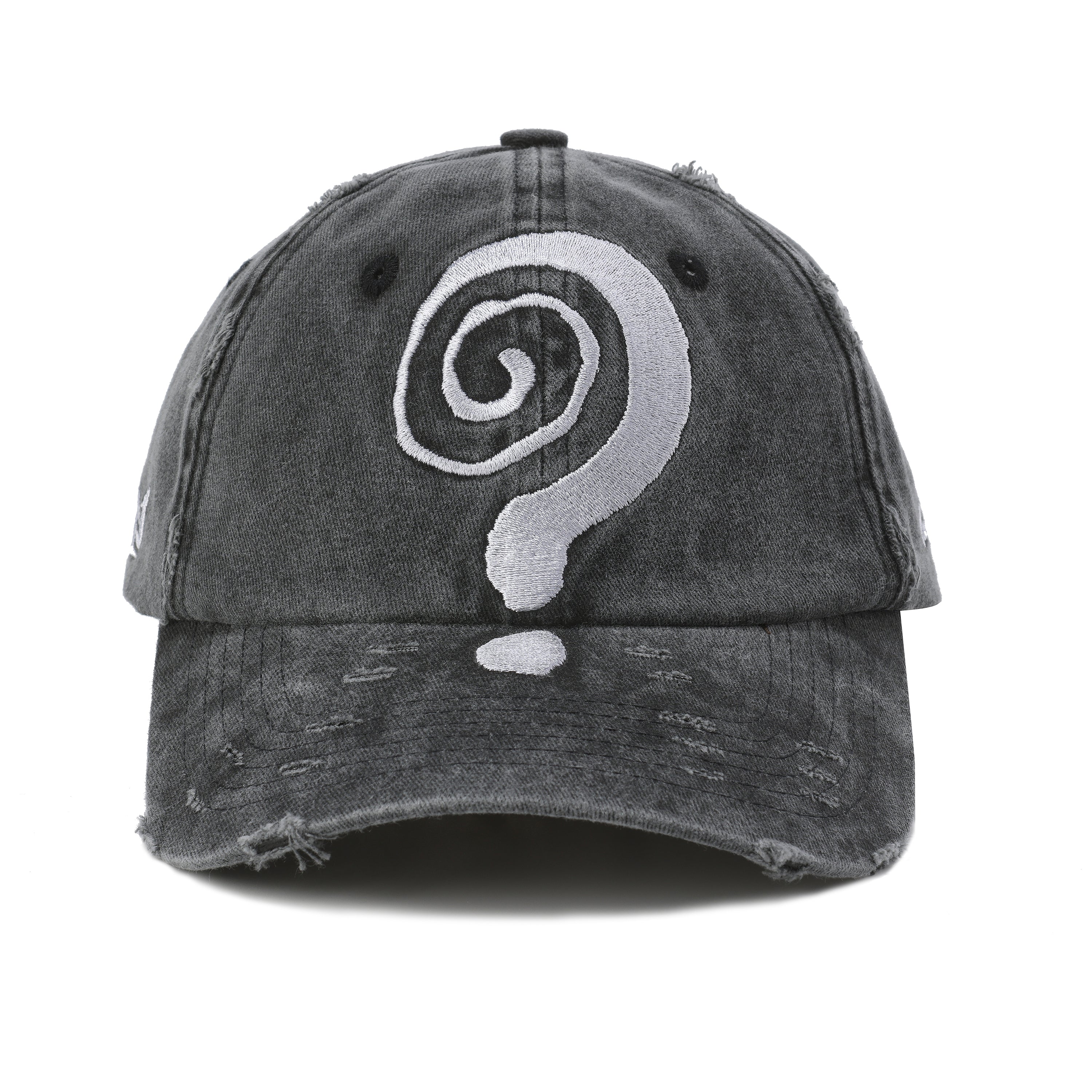 Question Mark Washed Baseball Cap